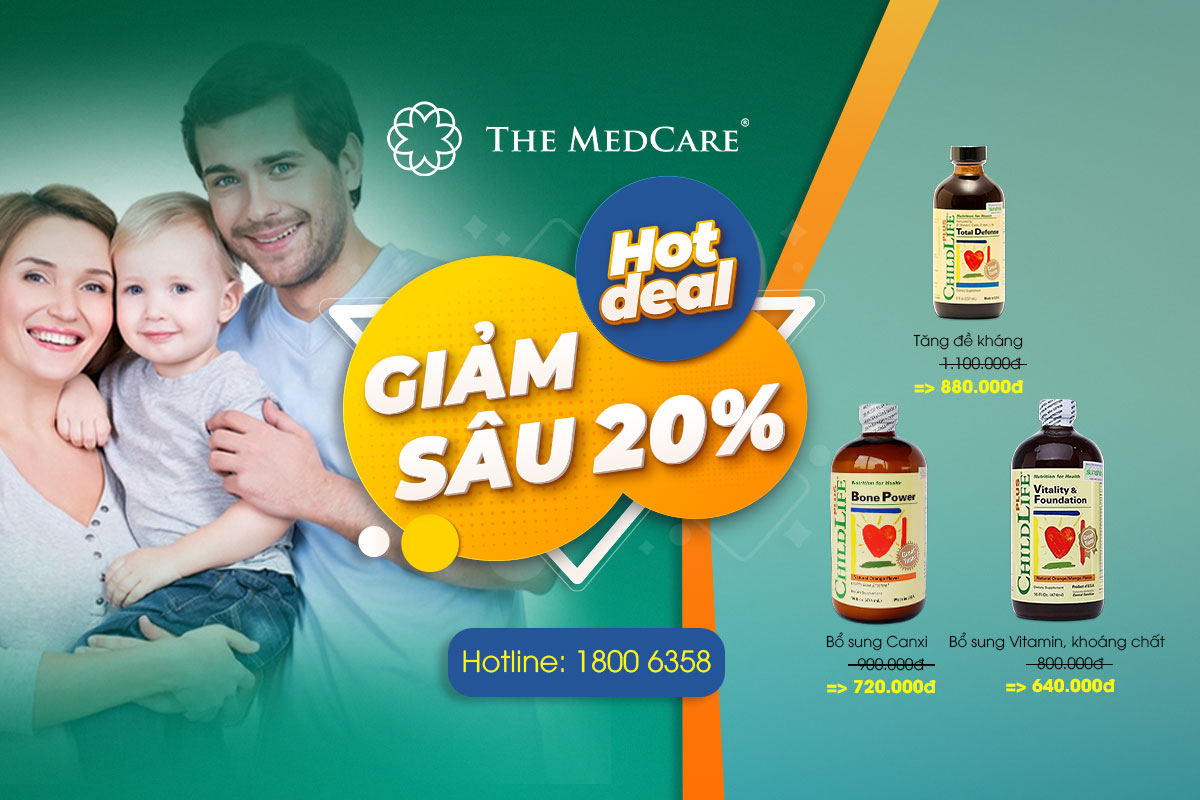 Deal siêu hot - giảm giá sâu - 20% các sản phẩm  Childlife Plus