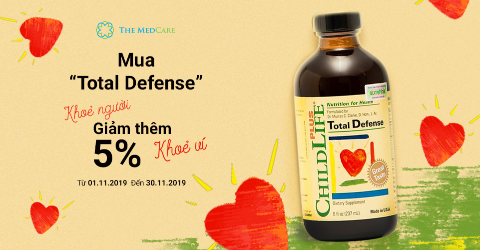 Mua Total Defense khỏe người-giảm thêm 5% 