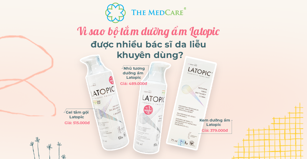 Vì sao bộ sản phẩm Latopic được nhiều bác sĩ da liễu khuyên dùng?