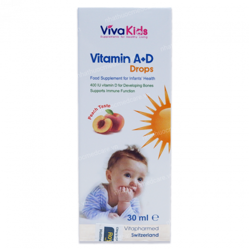 Vivakids Vitamin A+D Drops