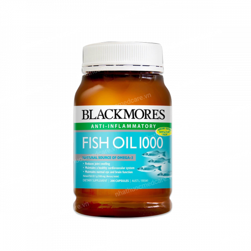 Blackmores Fish Oil - Bổ sung Omega