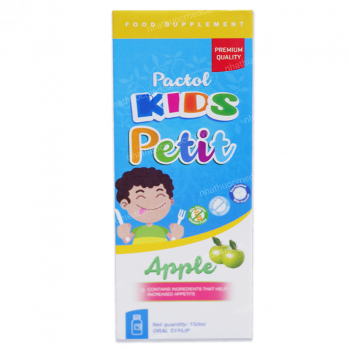 Pactol Kids Petit - Hỗ trợ ngon miệng, tăng sức đề kháng