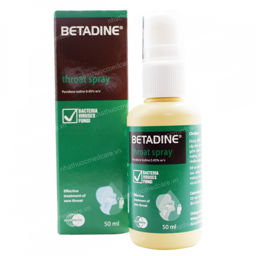 Betadine throat spray  - xịt họng 