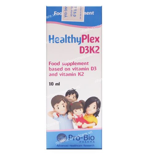 HealthyPlex D3-K2 - Bổ sung vitamin D3 và K2