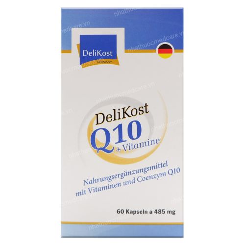 Delikost Q10 + Vitamin - Tăng cường sức khỏe, cải thiện vấn đề tim mạch
