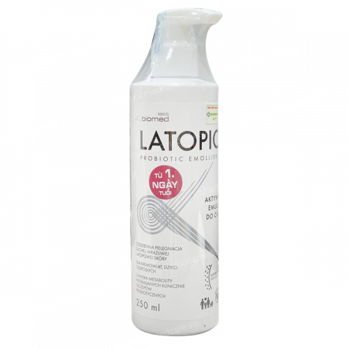 Latopic Body Emulsion - Nhũ tương dưỡng ẩm, dịu ngứa cho da dị ứng/ kích ứng