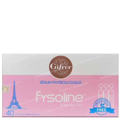 Fysoline Isotonique - Nước muối sinh lý Pháp