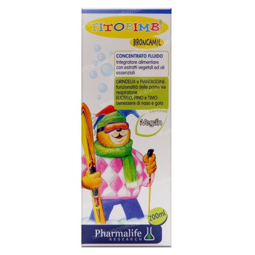 FitoBimbi - Broncamil - Nâng cao sức khỏe mũi họng (200ml)