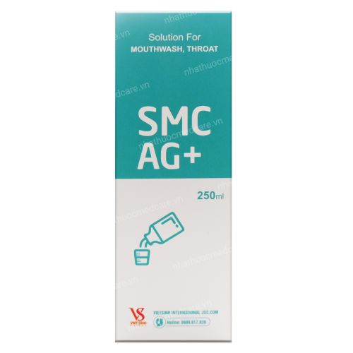 SMC Ag+ - Dung dịch sát khuẩn miệng và họng