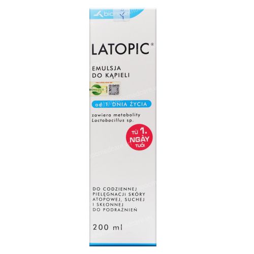 Latopic Bath Emulsion - Nhũ tương tắm dành cho da dị ứng/ kích ứng