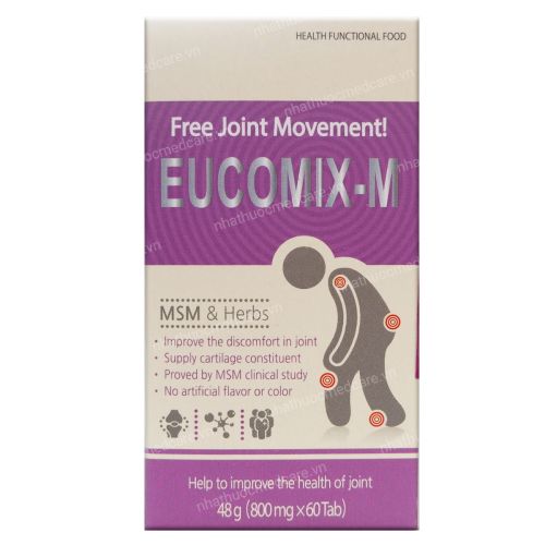 Eucomix-M - Cải thiện sức khỏe sụn khớp