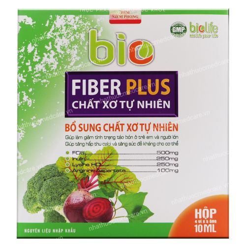 Bio Fiber PLUS - Bổ sung chất xơ