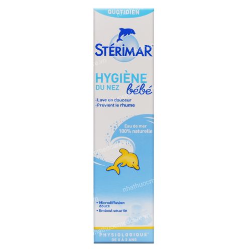 Sterimar Nose Hygiene - Xịt muối biển hàng ngày (50ml)