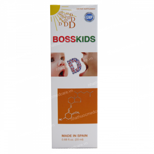BossKids - Bổ sung vitamin D3 và K2