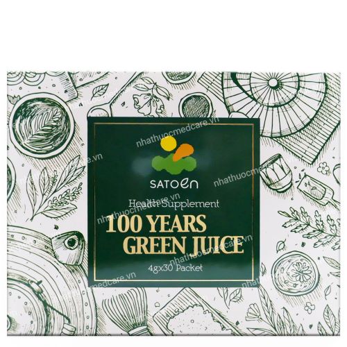 Dinh dưỡng xanh 100 tuổi Nhật Bản - 100 Years Green Juice