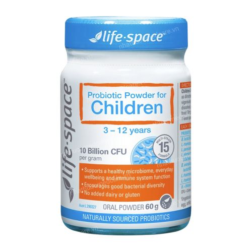 Life Space Probiotic Powder for Children (3 tuổi -12 tuổi) 