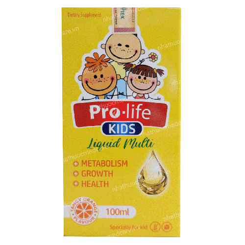 Pro-life Kids - Bổ sung vitamin, khoáng chất