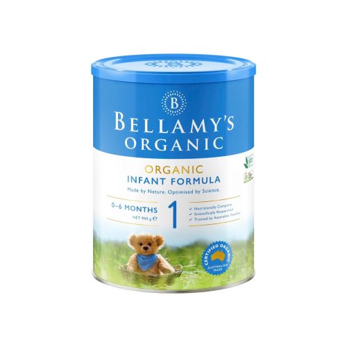 Sữa Bellamy’s Organic số 1 (Đạm A1) 900g (0-6 tháng tuổi)