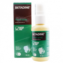 Thuốc Betadine xịt họng có tác dụng diệt khuẩn không?
